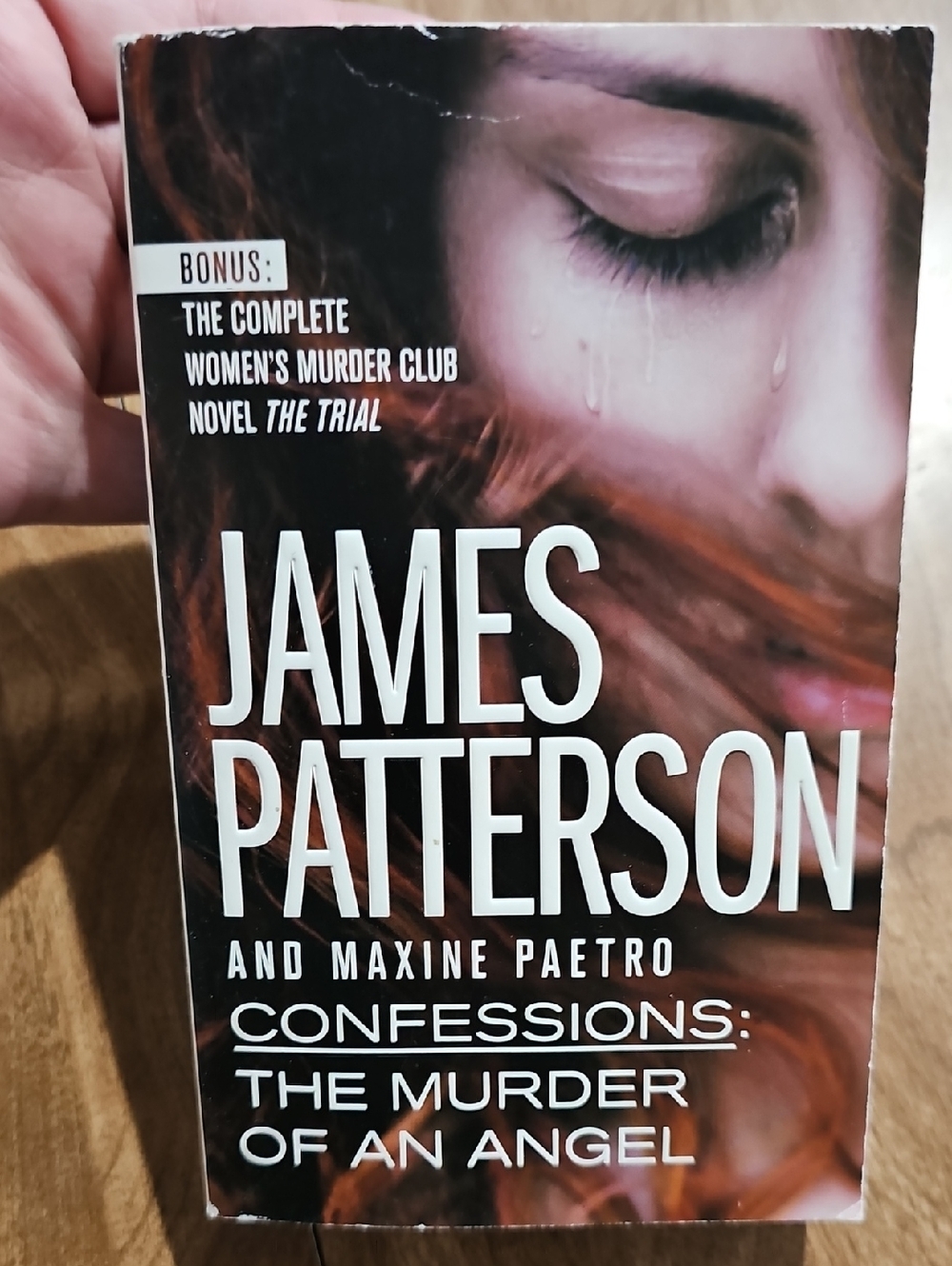 James Patterson "Confessions: The Murder of an Angel" - Black & Brown Cover
